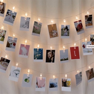 Lyskæde med klemmer - Med batteriboks USB-kabel og fjernbetjening